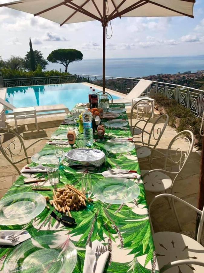 Villa Gaia - Luxury Villa, Pool & Wellness Rooms Bordighera Buitenkant foto